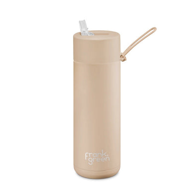 Frank Green Ceramic 20oz Straw Bottle - Soft Stone - ZOES Kitchen
