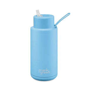 Frank Green Ceramic 34oz Straw Bottle - Sky Blue - ZOES Kitchen