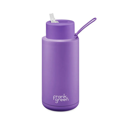 Frank Green Ceramic 34oz Straw Bottle - Cosmic Purple - ZOES Kitchen