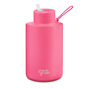 Frank Green Ceramic 68oz Straw Bottle - Neon Pink - ZOES Kitchen