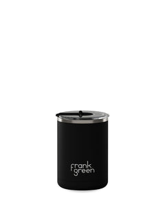 Frank Green Ceramic Coffee Cup Hinged Lid 12oz/355ml - Midnight