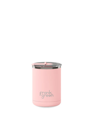 Frank Green Ceramic Coffee Cup Hinged Lid 12oz/355ml - Blushed