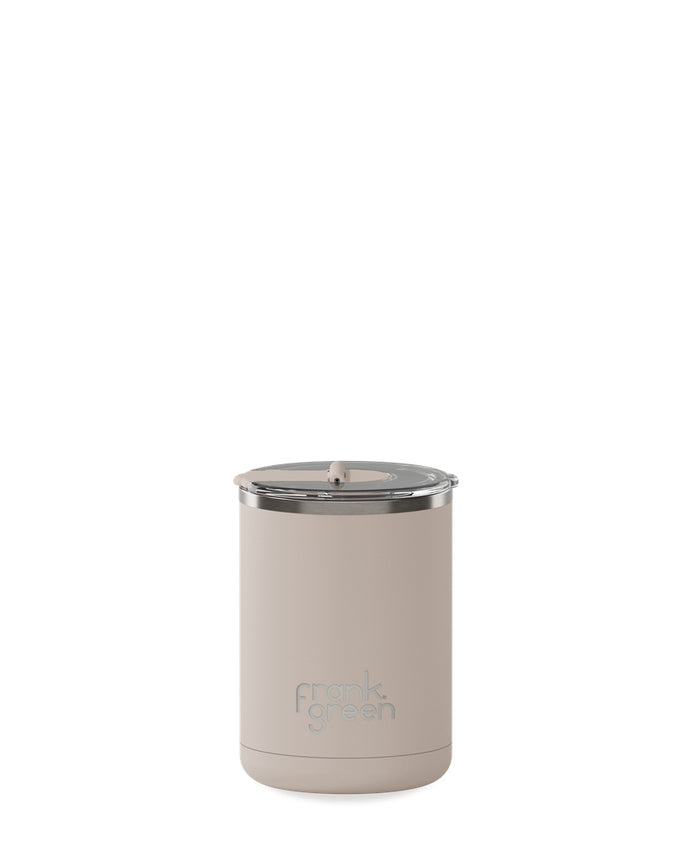 Frank Green Ceramic Coffee Cup Hinged Lid 12oz/355ml - Moon Dust