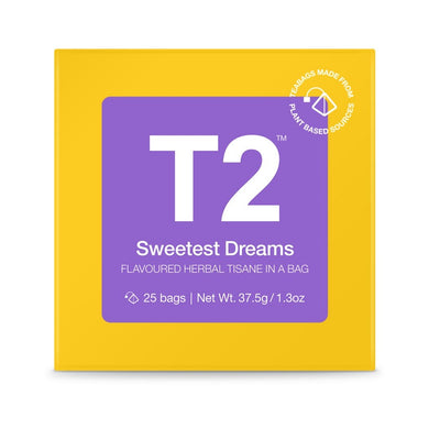 T2 Teabags - Sweetest Dreams Bio Tbag 20pk Y/B - ZOES Kitchen