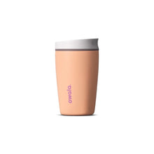 Load image into Gallery viewer, Owala SmoothSip Slider Stainless Steel Insulated 355ml - Peachy Keen (Grey/Peach)