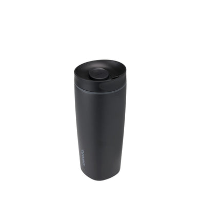 Owala SmoothSip Slider Stainless Steel 20oz/590ml - Very Very Dark (Black / Black)
