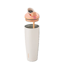 Load image into Gallery viewer, Owala Freesip Tumbler Stainless Steel Insulated 1.185l - Sparkling Sherbet (Orange/Tan)