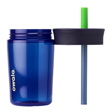 Load image into Gallery viewer, Owala Kids' 15oz Tumbler Polypropylene 444ml - Home Base (Navy/Blue)