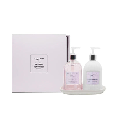 Peppermint Grove Hand/Body Wash & Cream Set 500ml - Patchouli & Bergamot