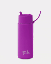 Load image into Gallery viewer, Frank Green Stainless Steel Single Wall 34oz Straw Bottle - Colour Change - Twilight
