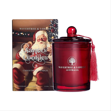 Wavertree & London Candle 330g - Santa's Cookie - ZOES Kitchen