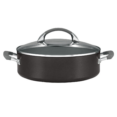 28cm Covered Sauteuse - 4.7L Capacity by Anolon Endurance