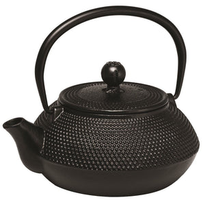800ml Black Cast Iron Teapot - Avanti Hobnall
