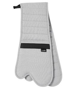 Double Oven Mitt in Grey