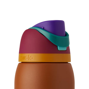 Owala FreeSip Stainless Steel Insulated 945ml - Gemstone Chic (Brown/Plum)