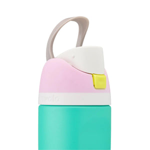 Owala Kids FreeSip Stainless Steel Insulated 475ml - Make Waves! (Pink/Green)