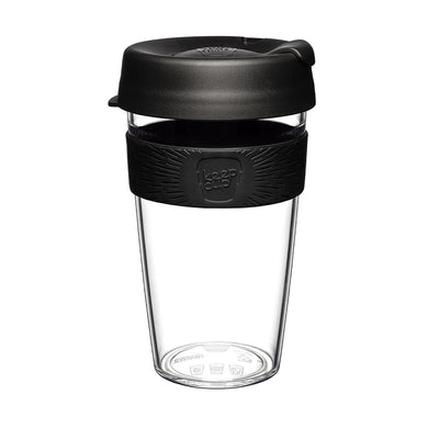 Keepcup Lge 16oz Clear Edition - Black Lid