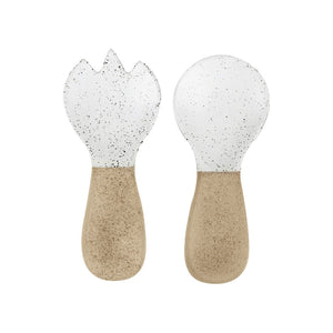 White Garden To Table Salad Servers by Robert Gordon