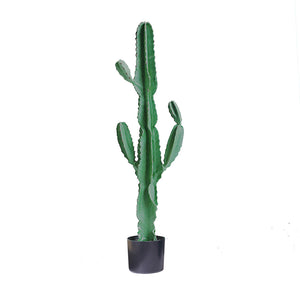 SOGA 120cm Green Artificial Indoor Cactus Tree Fake Plant Simulation Decorative 6 Heads - ZOES Kitchen