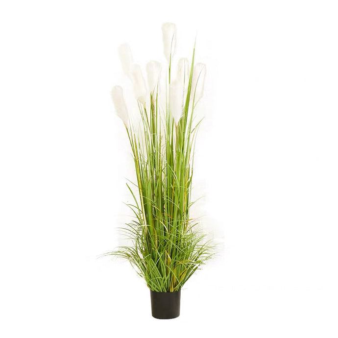 SOGA 120cm Green Artificial Indoor Potted Reed Grass Tree Fake Plant Simulation Decorative - ZOES Kitchen