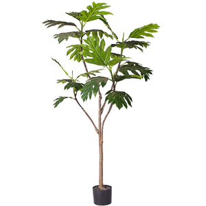 SOGA 180cm Artificial Natural Green Split-Leaf Philodendron Tree Fake Tropical Indoor Plant Home Office Decor - ZOES Kitchen