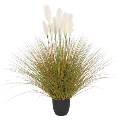 SOGA 137cm Artificial Indoor Potted Reed Bulrush Grass Tree Fake Plant Simulation Decorative - ZOES Kitchen