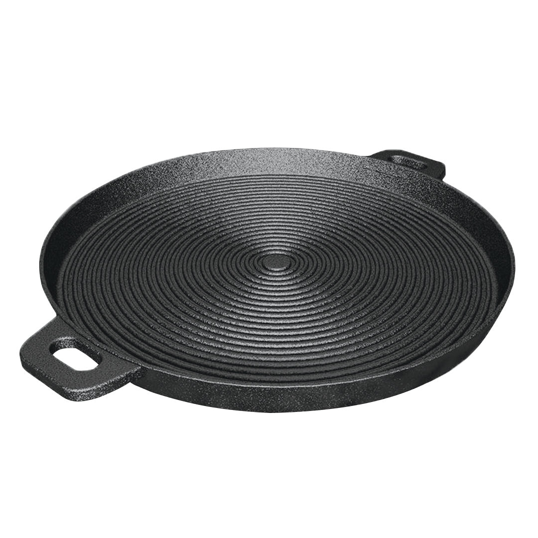 Cast iron on sale ribbed skillet