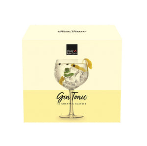 Royal Leerdam Gin & Tonic Glass Set 4 650ml - ZOES Kitchen