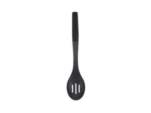 Kitchenaid Soft Touch Slotted Spoon Nylon Black - ZOES Kitchen