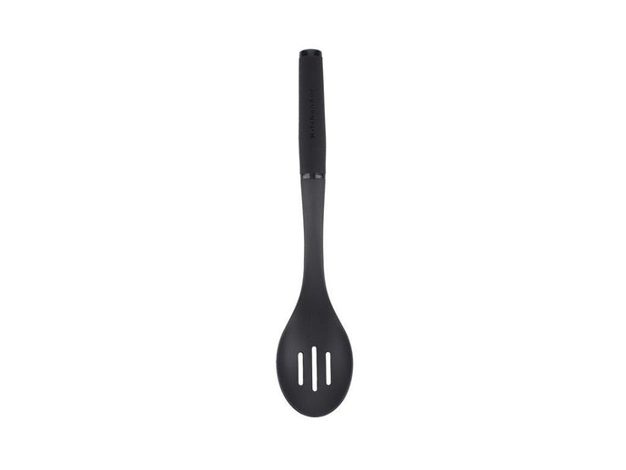 KitchenAid Soft Touch Slotted Spoon Nylon Black - ZOES Kitchen
