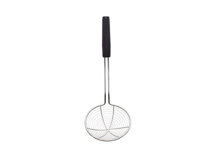 KitchenAid Soft Touch Wire Strainer 13cm Black - ZOES Kitchen