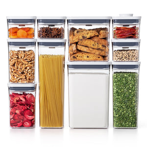 Oxo Pop Storage Canister Set - 10 Piece - ZOES Kitchen