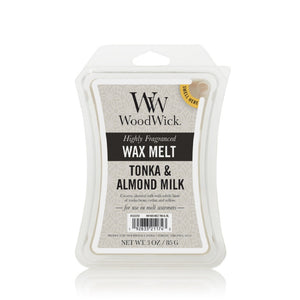 WoodWick Wax Melt - Tonka & Almond Milk - ZOES Kitchen