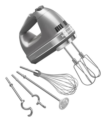 KitchenAid Hand Mixer 9 Speed Contour Silver - ZOES Kitchen