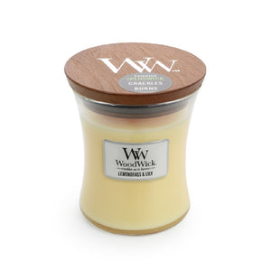 WoodWick Candle Medium 275g - Lemongrass & Lily - ZOES Kitchen