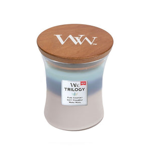 WoodWick Candle Medium Trilogy 275g - Woven Comforts - ZOES Kitchen