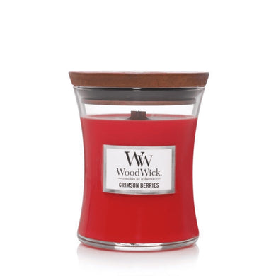 Woodwick Candle Medium 275g - Crimson Berries - ZOES Kitchen