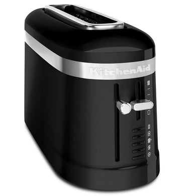 KitchenAid Toaster - Design Single Long Toaster Onyx Black KMT3115 - ZOES Kitchen