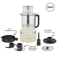 Load image into Gallery viewer, KitchenAid Food Processor Pro 9 Cup KFP0921 - Almond Cream - ZOES Kitchen
