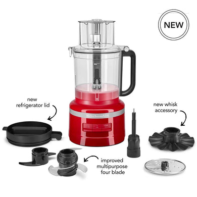 KitchenAid Food Processor Pro 9 Cup KFP0921 - Empire Red - ZOES Kitchen