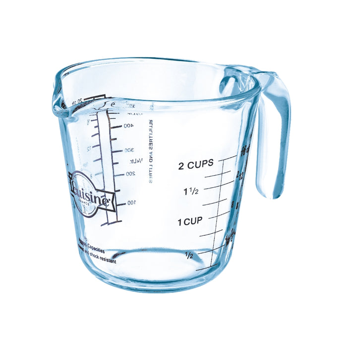 O'cuisine Borosilicate Glass Measuring Jug .5l - ZOES Kitchen