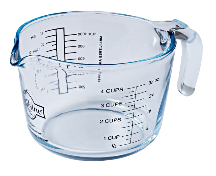 O'cuisine Borosilicate Glass Measuring Jug 1l - ZOES Kitchen