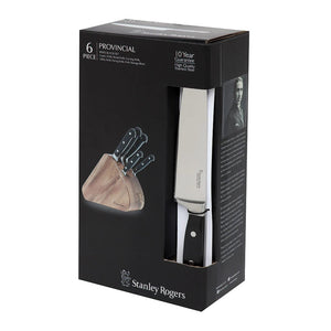 Stanley Rogers Provincial Knife Block 6pc - ZOES Kitchen