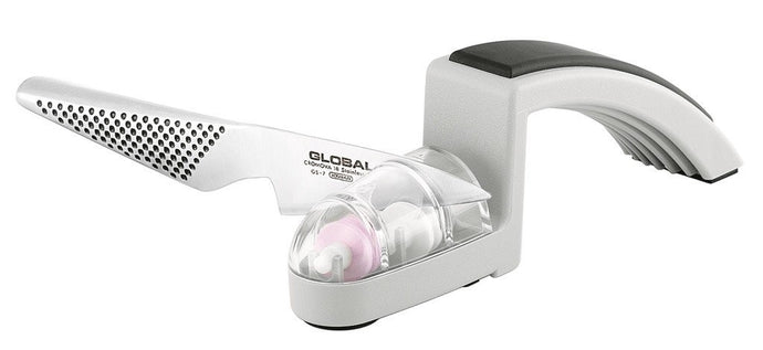 Global Minosharp Ceramic Water Knife Sharpener 2 Wheel - ZOES Kitchen