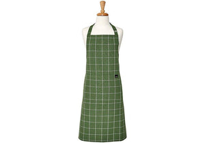 Ladelle Eco Check Green Apron - ZOES Kitchen