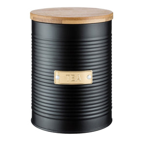 Typhoon Tea Canister 1.4l Black - ZOES Kitchen
