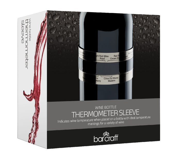 Barcraft Wine Bottle Thermometer Sleeve Gift Boxed - ZOES Kitchen