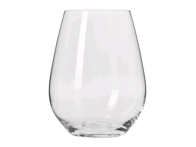Krosno Harmony Stemless Wine Glass 400ml 6pc Gift Boxed - ZOES Kitchen