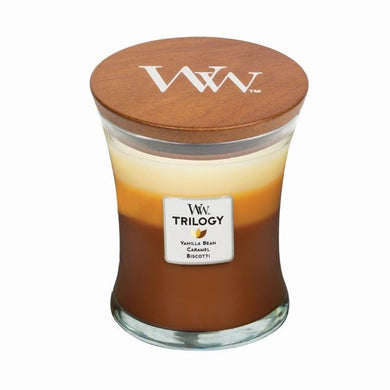 WoodWick Candle Medium Trilogy 275g - Cafe Sweets - ZOES Kitchen