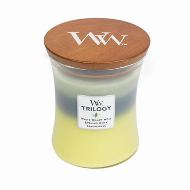 WoodWick Candle Medium Trilogy 275g - Woodland Shade - ZOES Kitchen